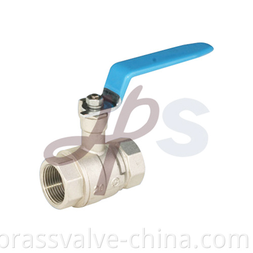 Brass Ball Valve Plated Nickel Hb46